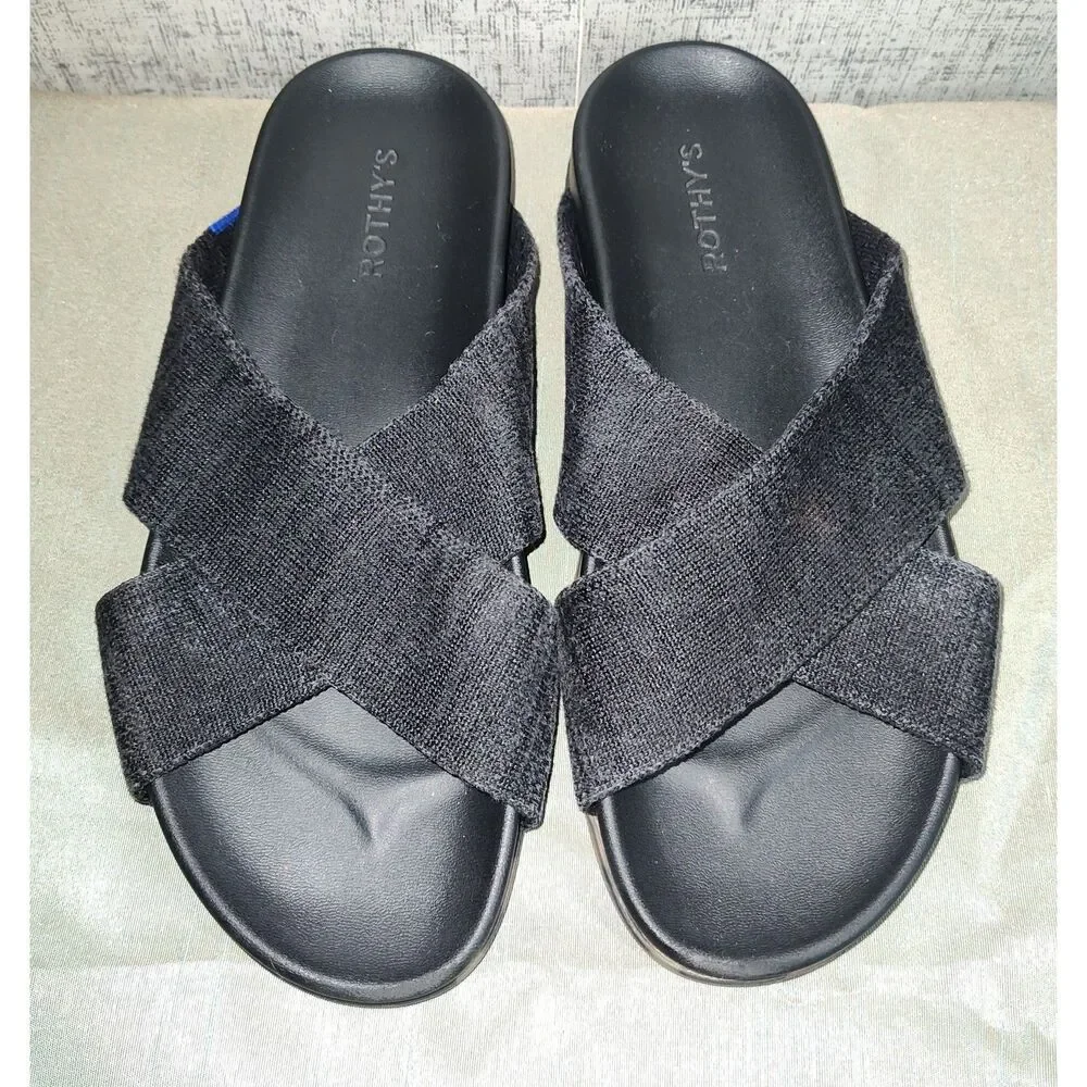 Rothy's The Weekend Slide Sandals Sz 8.5
